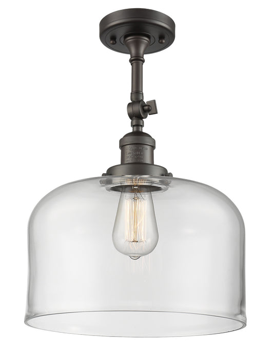 Innovations - 201F-OB-G72-L - One Light Semi-Flush Mount - Franklin Restoration - Oil Rubbed Bronze