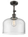 Innovations - 201F-OB-G72-L - One Light Semi-Flush Mount - Franklin Restoration - Oil Rubbed Bronze