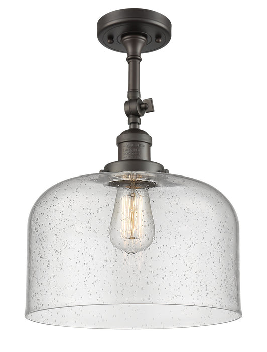 Innovations - 201F-OB-G74-L - One Light Semi-Flush Mount - Franklin Restoration - Oil Rubbed Bronze