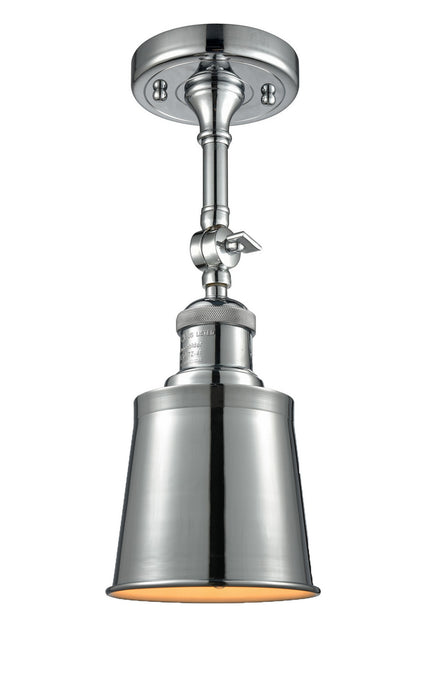 Innovations - 201F-PC-M9-PC - One Light Semi-Flush Mount - Franklin Restoration - Polished Chrome