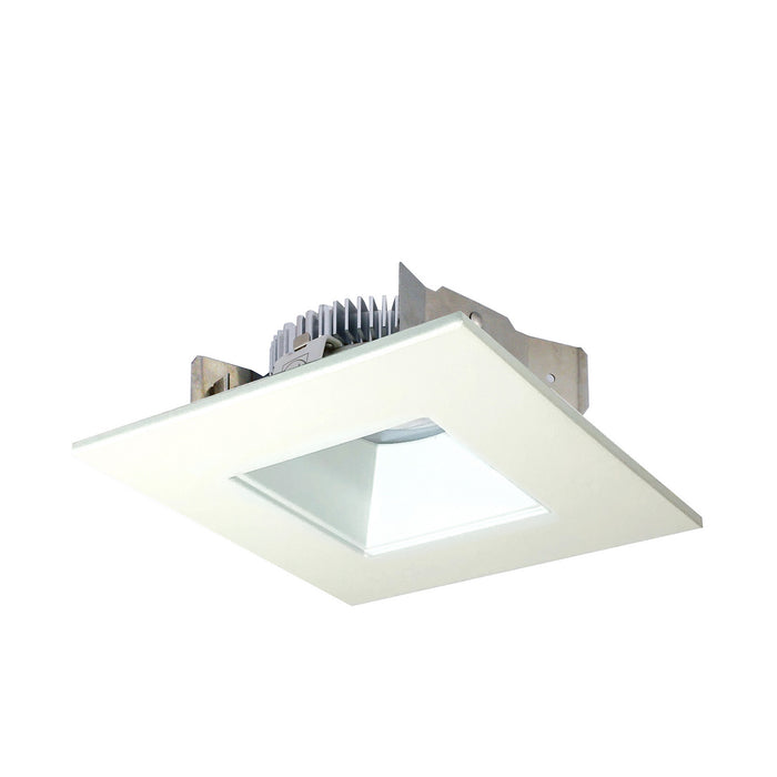 Nora Lighting - NLCBS-4561230MPW - 4" Shallow Hl Sq Regres - Matte Powder White