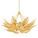 Corbett Lighting - 317-412-GL - 12 Light Pendant - Tropicale - Gold Leaf
