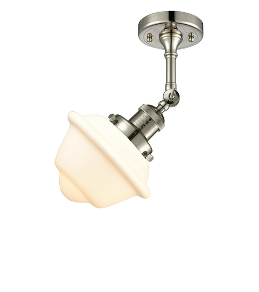 Innovations - 201F-PN-G531 - One Light Semi-Flush Mount - Franklin Restoration - Polished Nickel