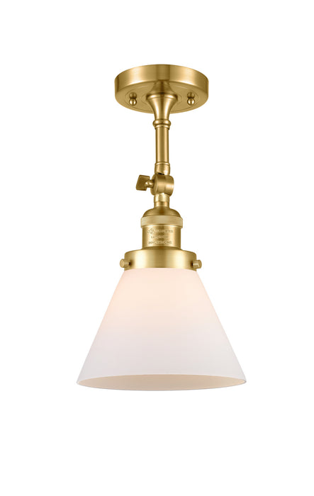 Innovations - 201F-SG-G41 - One Light Semi-Flush Mount - Franklin Restoration - Satin Gold