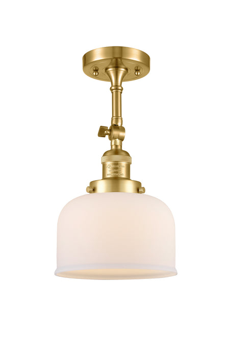 Innovations - 201F-SG-G71 - One Light Semi-Flush Mount - Franklin Restoration - Satin Gold