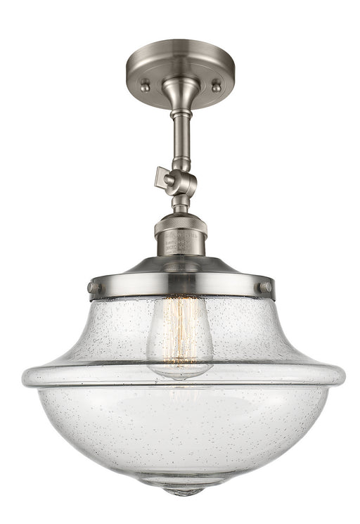 Innovations - 201F-SN-G544 - One Light Semi-Flush Mount - Franklin Restoration - Brushed Satin Nickel