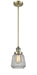 Innovations - 201S-AB-G142-LED - LED Mini Pendant - Franklin Restoration - Antique Brass