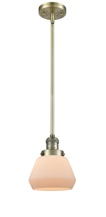 Innovations - 201S-AB-G171-LED - LED Mini Pendant - Franklin Restoration - Antique Brass
