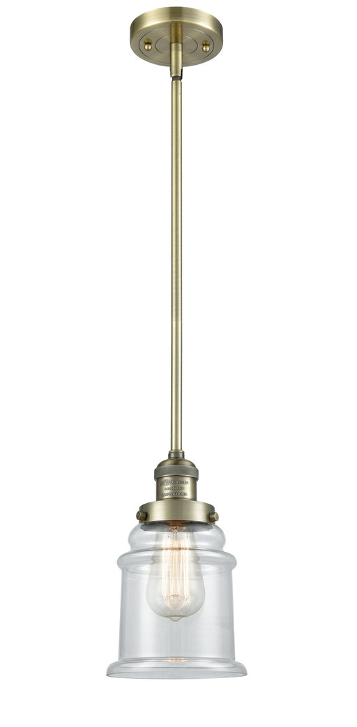 Innovations - 201S-AB-G182-LED - LED Mini Pendant - Franklin Restoration - Antique Brass