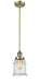 Innovations - 201S-AB-G184-LED - LED Mini Pendant - Franklin Restoration - Antique Brass