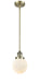 Innovations - 201S-AB-G201-6-LED - LED Mini Pendant - Franklin Restoration - Antique Brass