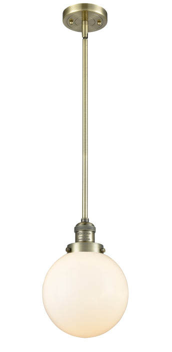 Innovations - 201S-AB-G201-8-LED - LED Mini Pendant - Franklin Restoration - Antique Brass