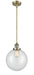 Innovations - 201S-AB-G202-10 - One Light Mini Pendant - Franklin Restoration - Antique Brass