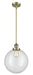 Innovations - 201S-AB-G202-12 - One Light Mini Pendant - Franklin Restoration - Antique Brass