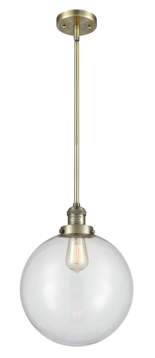 Innovations - 201S-AB-G202-12-LED - LED Mini Pendant - Franklin Restoration - Antique Brass