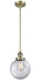 Innovations - 201S-AB-G202-8-LED - LED Mini Pendant - Franklin Restoration - Antique Brass