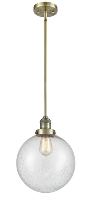 Innovations - 201S-AB-G204-10-LED - LED Mini Pendant - Franklin Restoration - Antique Brass
