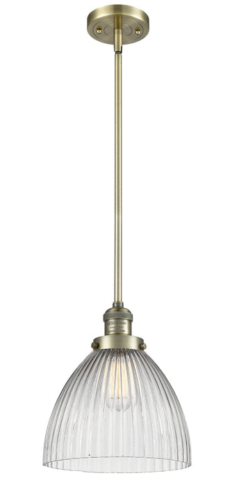 Innovations - 201S-AB-G222-LED - LED Mini Pendant - Franklin Restoration - Antique Brass