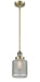 Innovations - 201S-AB-G262 - One Light Mini Pendant - Franklin Restoration - Antique Brass