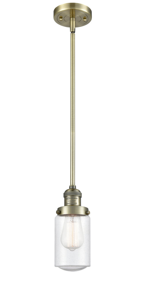 Innovations - 201S-AB-G314 - One Light Mini Pendant - Franklin Restoration - Antique Brass