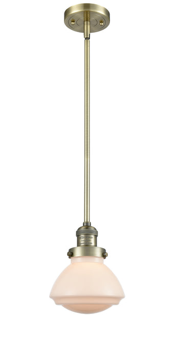 Innovations - 201S-AB-G321 - One Light Mini Pendant - Franklin Restoration - Antique Brass
