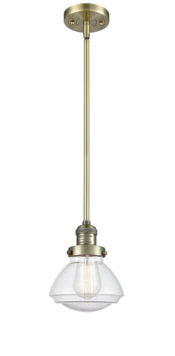 Innovations - 201S-AB-G324-LED - LED Mini Pendant - Franklin Restoration - Antique Brass