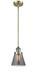Innovations - 201S-AB-G63-LED - LED Mini Pendant - Franklin Restoration - Antique Brass