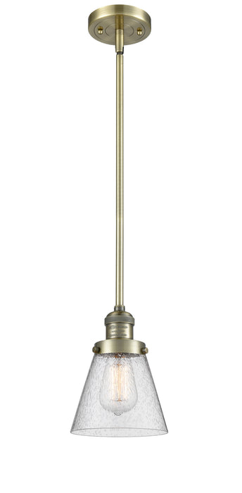 Innovations - 201S-AB-G64-LED - LED Mini Pendant - Franklin Restoration - Antique Brass