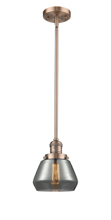 Innovations - 201S-AC-G173-LED - LED Mini Pendant - Franklin Restoration - Antique Copper