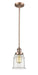 Innovations - 201S-AC-G182-LED - LED Mini Pendant - Franklin Restoration - Antique Copper