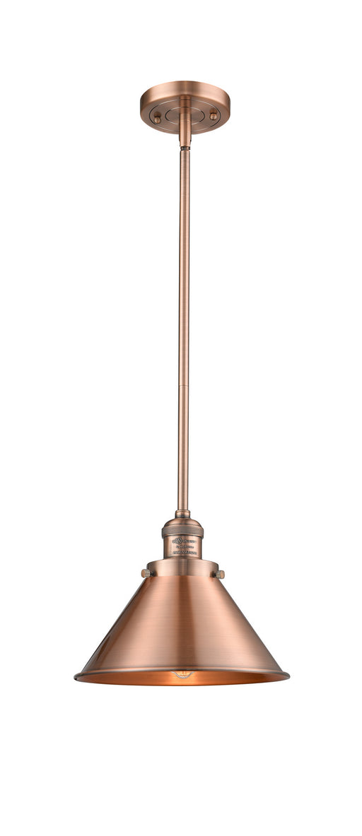 Innovations - 201S-AC-M10-AC-LED - LED Mini Pendant - Franklin Restoration - Antique Copper