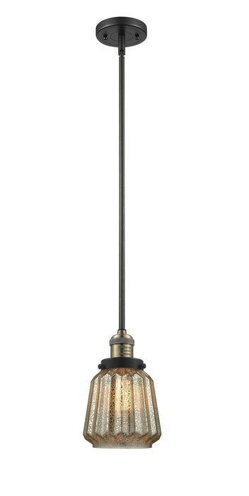 Innovations - 201S-BAB-G146 - One Light Mini Pendant - Franklin Restoration - Black Antique Brass