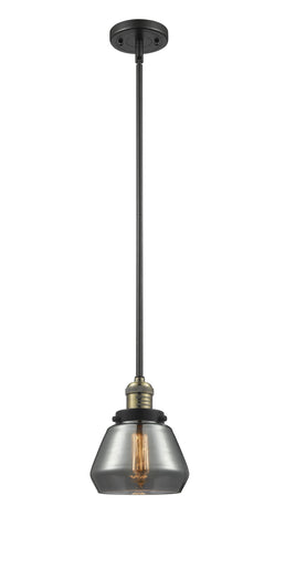 Franklin Restoration LED Mini Pendant Black Antique Brass