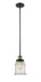 Innovations - 201S-BAB-G184 - One Light Mini Pendant - Franklin Restoration - Black Antique Brass