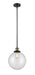 Innovations - 201S-BAB-G202-10-LED - LED Mini Pendant - Franklin Restoration - Black Antique Brass