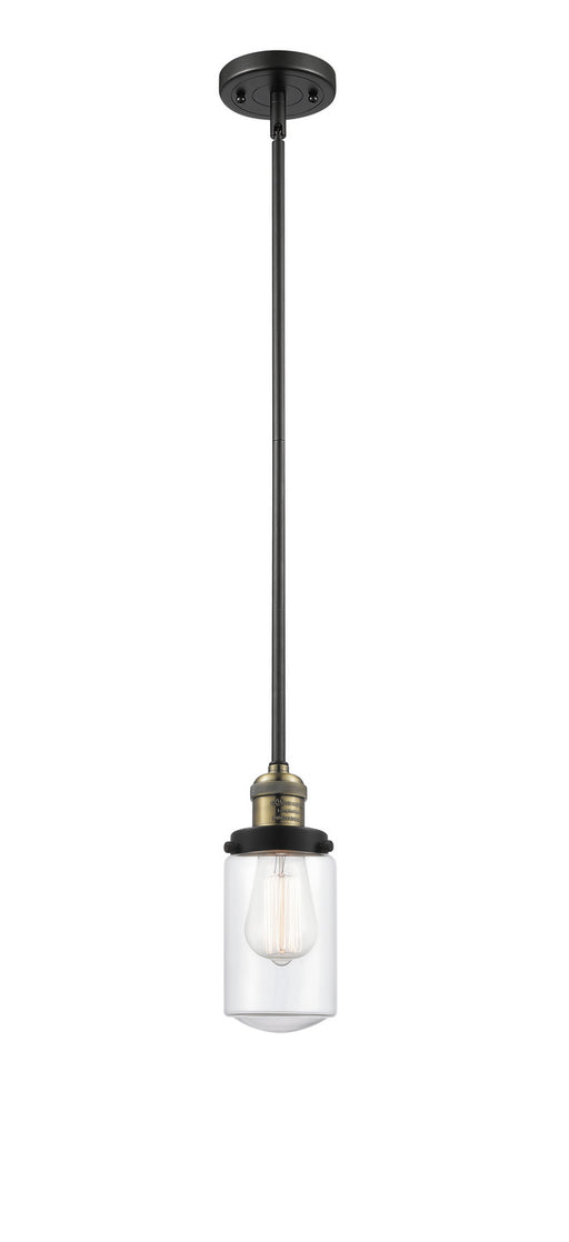 Innovations - 201S-BAB-G312-LED - LED Mini Pendant - Franklin Restoration - Black Antique Brass