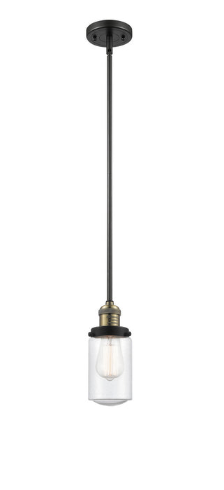 Innovations - 201S-BAB-G314 - One Light Mini Pendant - Franklin Restoration - Black Antique Brass