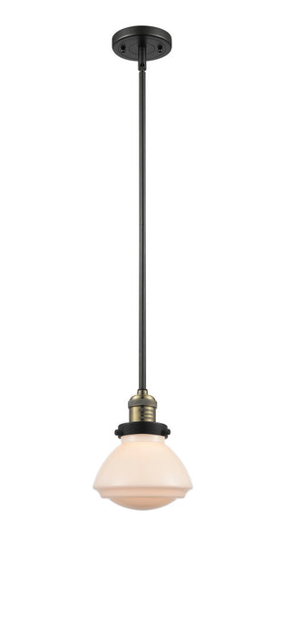 Innovations - 201S-BAB-G321-LED - LED Mini Pendant - Franklin Restoration - Black Antique Brass