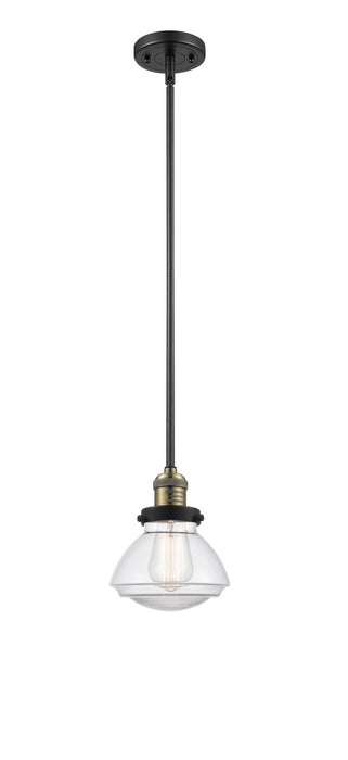 Innovations - 201S-BAB-G322-LED - LED Mini Pendant - Franklin Restoration - Black Antique Brass