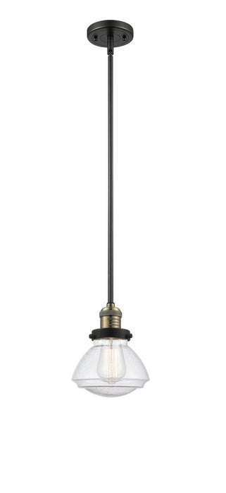 Innovations - 201S-BAB-G324-LED - LED Mini Pendant - Franklin Restoration - Black Antique Brass