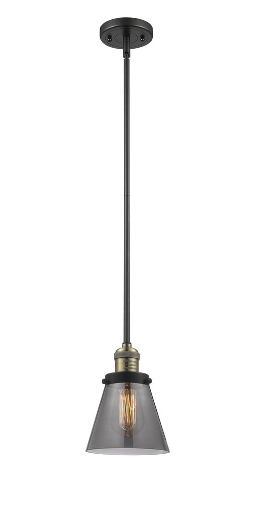 Innovations - 201S-BAB-G63 - One Light Mini Pendant - Franklin Restoration - Black Antique Brass