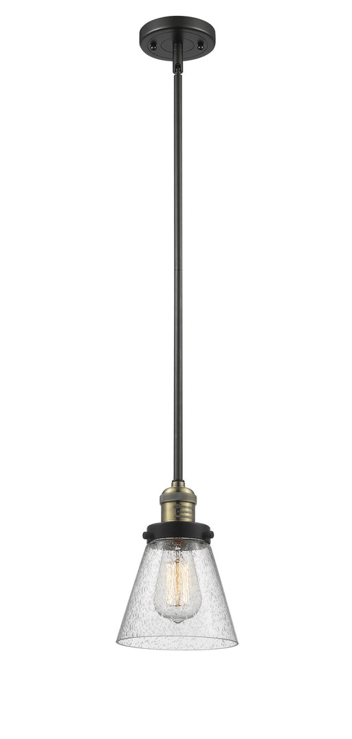 Innovations - 201S-BAB-G64-LED - LED Mini Pendant - Franklin Restoration - Black Antique Brass