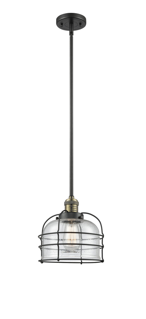 Innovations - 201S-BAB-G74-CE-LED - LED Mini Pendant - Franklin Restoration - Black Antique Brass