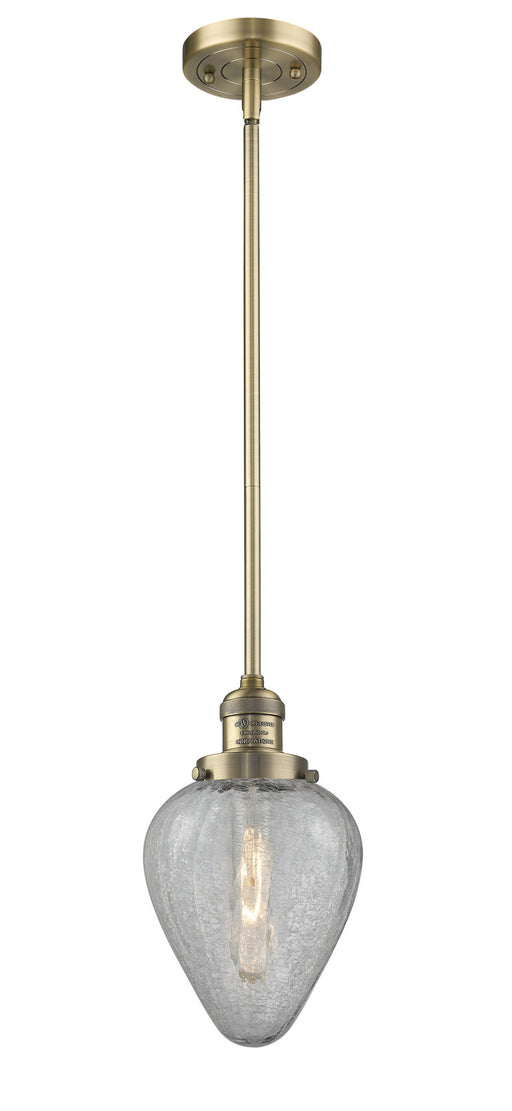 Innovations - 201S-BB-G165-LED - LED Mini Pendant - Franklin Restoration - Brushed Brass