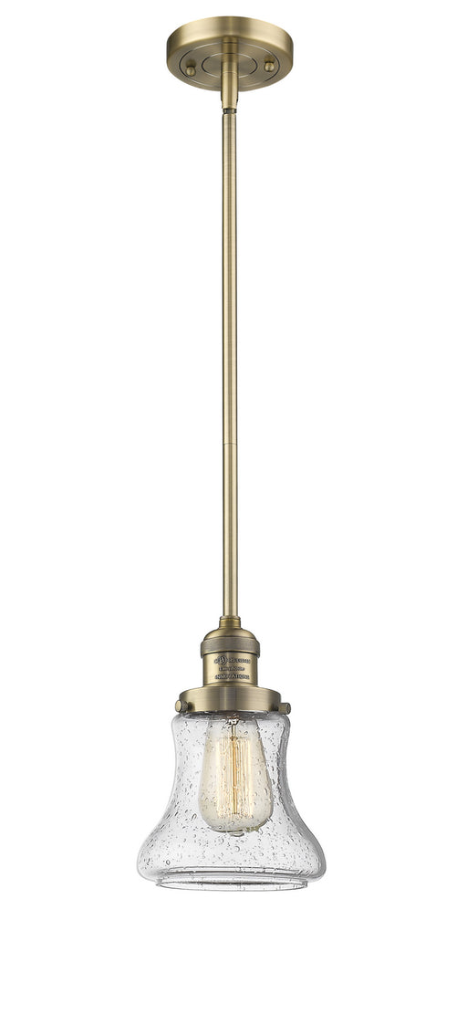 Innovations - 201S-BB-G194-LED - LED Mini Pendant - Franklin Restoration - Brushed Brass
