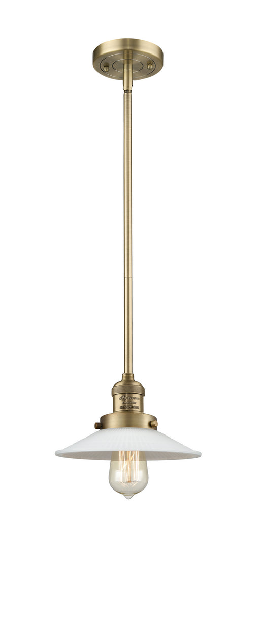 Innovations - 201S-BB-G1-LED - LED Mini Pendant - Franklin Restoration - Brushed Brass