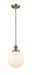 Innovations - 201S-BB-G201-8-LED - LED Mini Pendant - Franklin Restoration - Brushed Brass