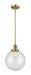 Innovations - 201S-BB-G202-10 - One Light Mini Pendant - Franklin Restoration - Brushed Brass