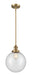 Innovations - 201S-BB-G204-10-LED - LED Mini Pendant - Franklin Restoration - Brushed Brass
