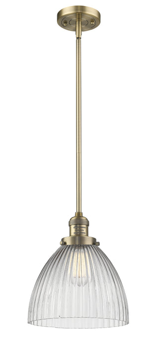 Innovations - 201S-BB-G222-LED - LED Mini Pendant - Franklin Restoration - Brushed Brass
